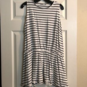 Zara drop waist tank dress - M